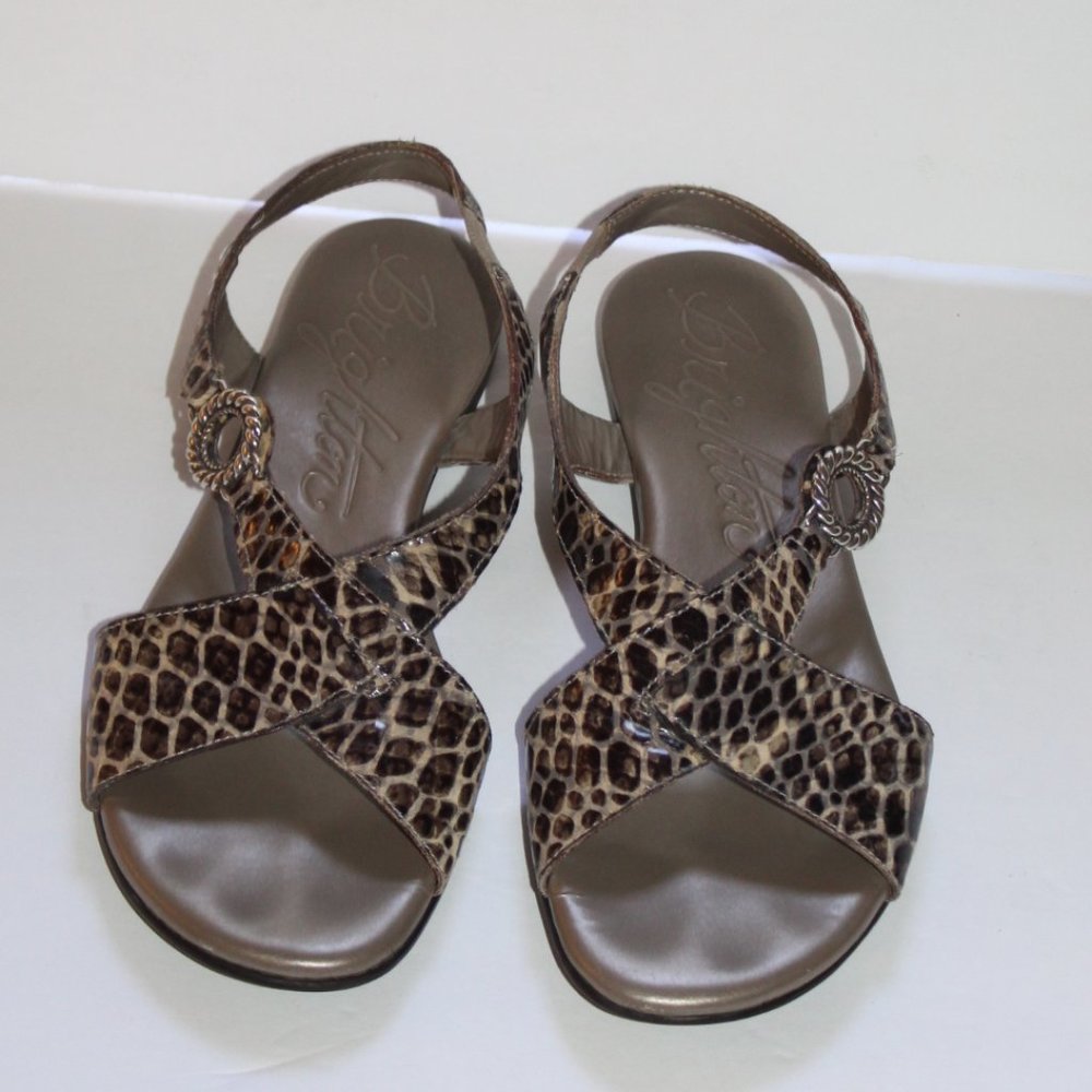 Brighton sandals Women 6.5 Cheetah Print